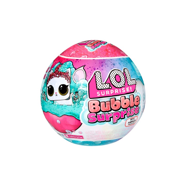 Кукла животинче L.O.L. Surprise! Color Change Bubble Surprise S3