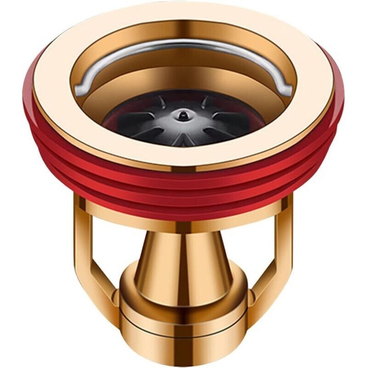 Capac scurgere anti-miros cu filtru cupru si clapeta anti-retur, auriu, universal