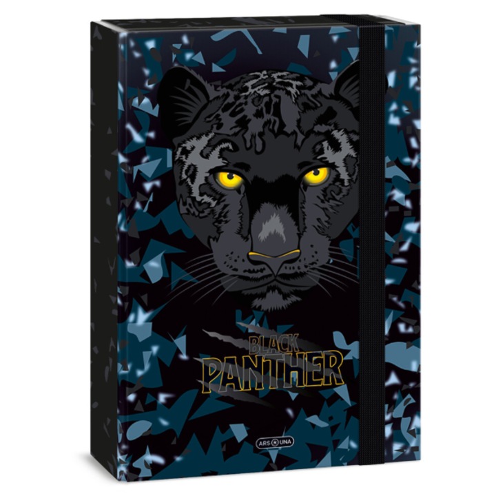 A4-es gumis mappa Ars Una Black Panther (5529)