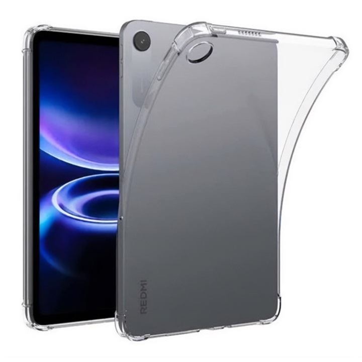 Gigapack szilikon tabletvédő, ütésállóság, légpárnás sarok, átlátszó, kompatibilis: Redmi Pad 2 9.7
