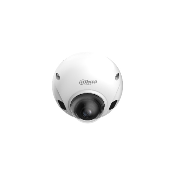 Camera supraveghere IP Dahua Dome 2MP, IR 20m, lentila fixa 2.1mm, microfon, PoE, microSD 256GB, IP67, IK10 - DAE-CPC5241FPN-0210B