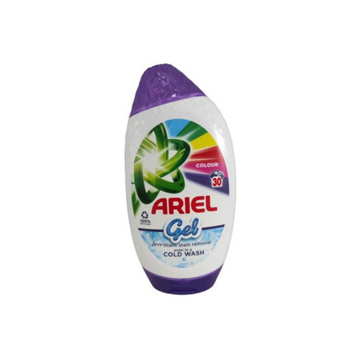Detergent lichid Ariel, 1050ml, pentru rufe colorate, automat, 30 spălări