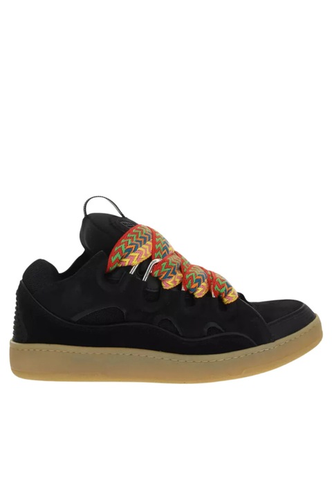 Tenisi femei, Lanvin Curb, Negru/Multicolor, 36