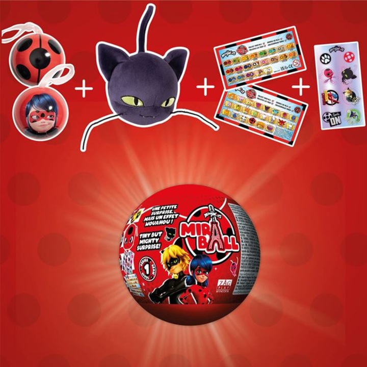 Miraculous Miraball cu Supriza Plus 10x6x8cm pentru Fete