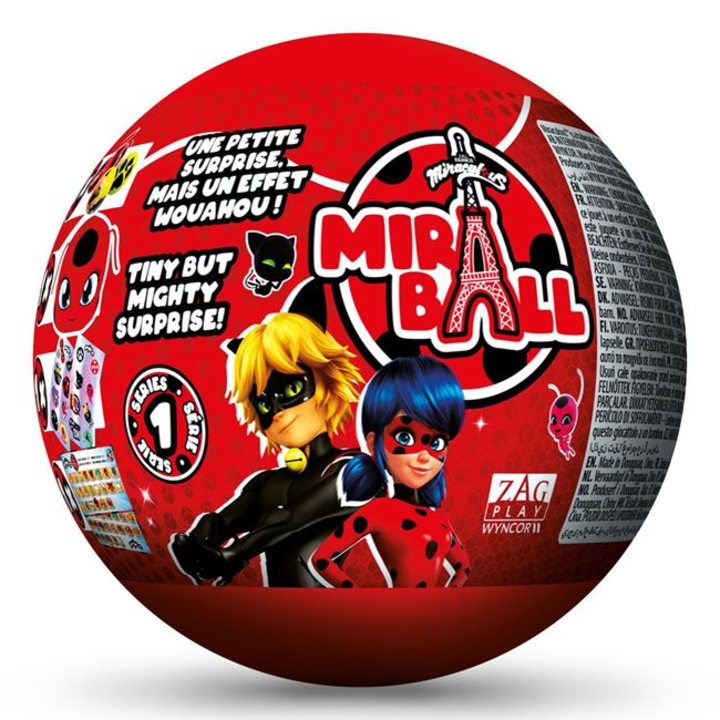 Miraculous Miraball cu Supriza Plus 10x6x8cm pentru Fete