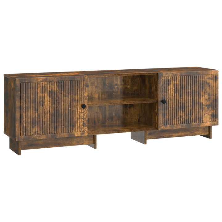 Cabinet TV vidaXL, Stejar Afumat 150 x 31 x 50 cm Lemn prelucrat