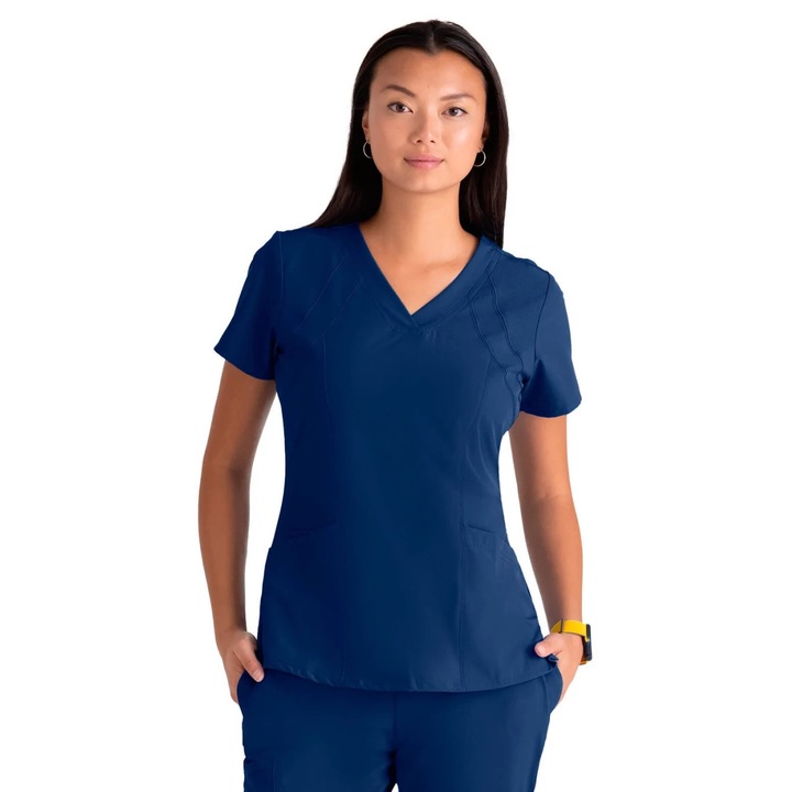 Halat Medical Antistatic Racer - Barco One, Indigo Marime Uniforma: XL
