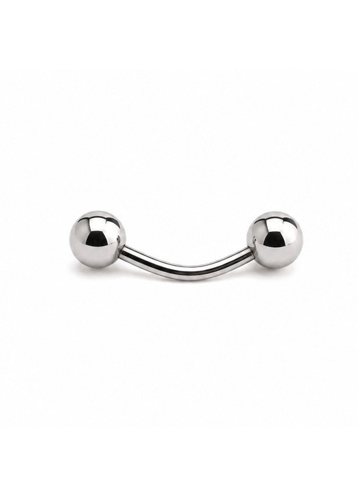 Piercing din inox cu bile de 3 mm la capete, lungime 1,5 cm Blandina