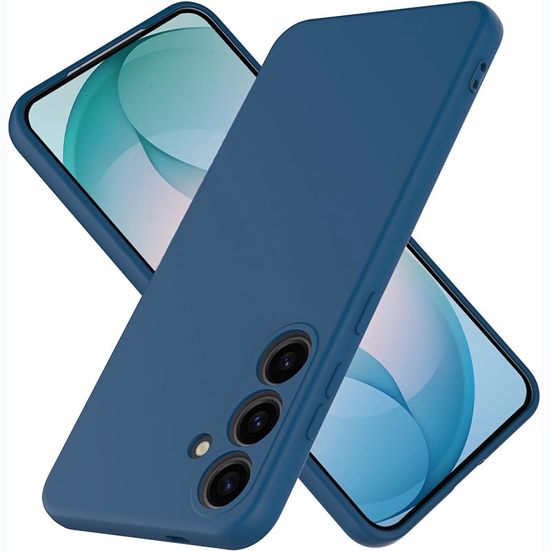 Husa pentru Samsung Galaxy A27 OEMG® Silicon case, protectie militara, interior din microfibra-albastru inchis