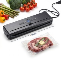 Aparat de Vidat Alimente Profesional 135W ALMA, Aparat de Sigilat si Vidare Automata cu Bara Lipire 30 cm si Cutter, Aparat Vacuum Vidare Umeda Uscata, Aparat de Vidat cu Furtun Caserole Sticle, Panou Tactil Display LED, Aparat Vidat Compact Casnic