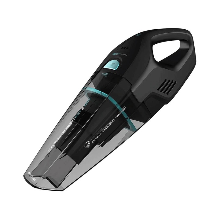 Aspirator De Mana 2 In 1 Immortal ExtremeSuction, Volum 0, 5 l, Tehnologie Extremesuction Si Wet Dry, Sistem ciclonic, Autonomie 25 De minute, Negru, Utilizare versatila, Materiale calitative, Alegerea Perfecta
