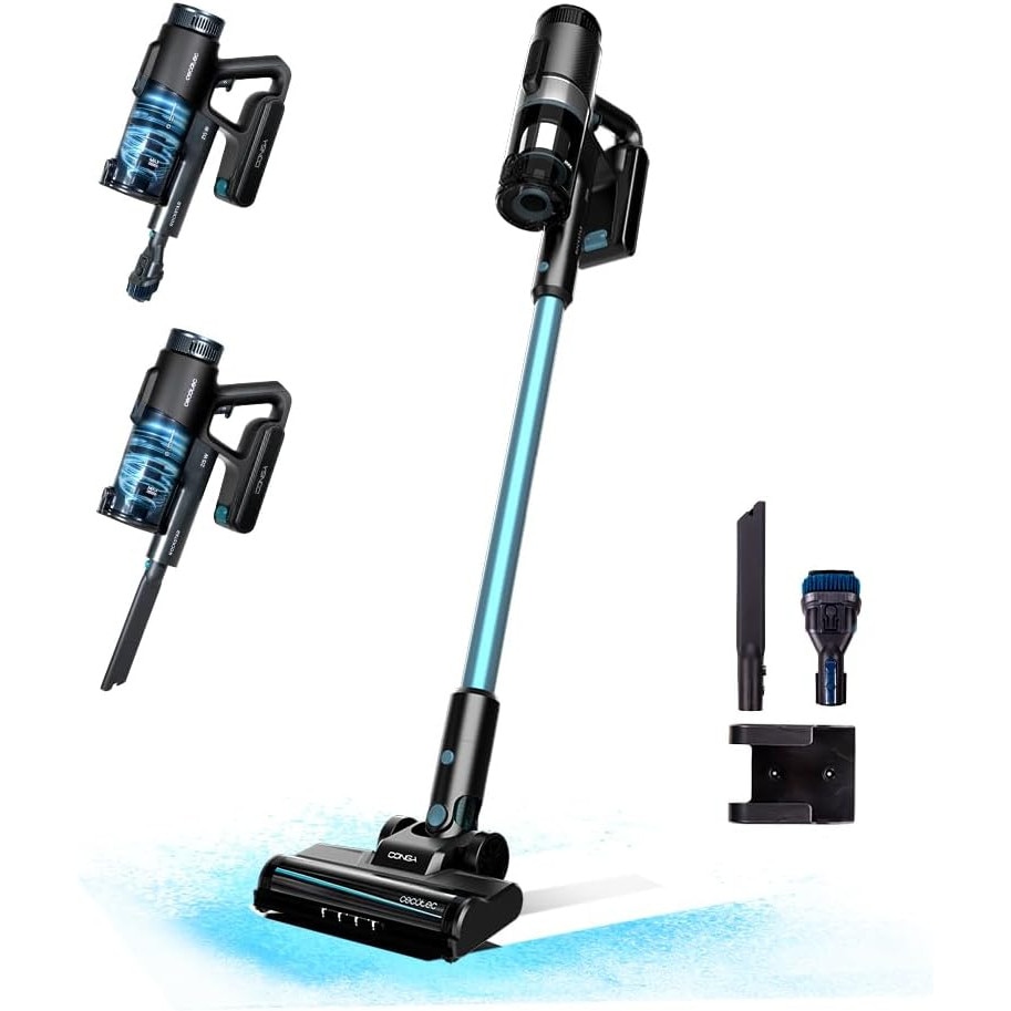 Aspirator Vertical 3 In 1 Rockstar 1500 Ray Pure, Putere 215W, 25.2V Li-Ion, 12kPa, Autonomie 45min, Rezervor 500ml, Utilizare versatila, Materiale calitative, Alegerea Perfecta