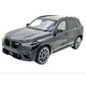 BMW X5 M Competition LCI 1:18 fém replika modellautó, fekete, kormányozható kerekek, nyitható összes ajtó és motorháztető