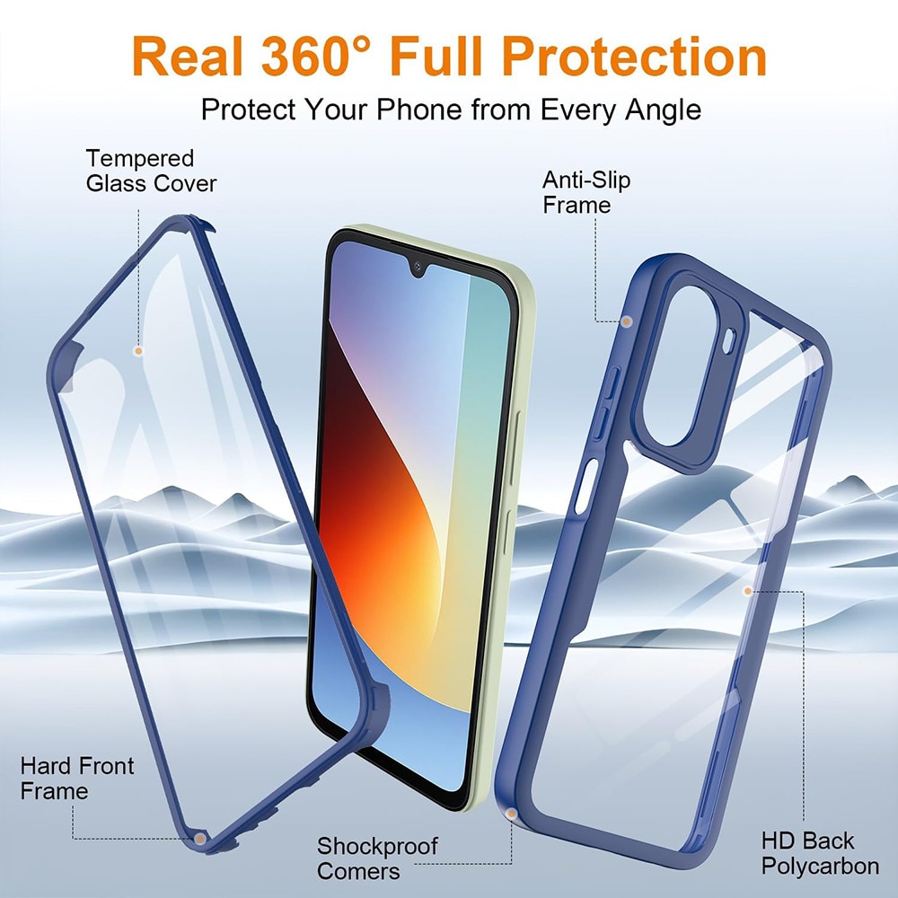 Husa 360° Xiaomi Redmi A7 Pro 4G Techsuit ColorVerse, albastru