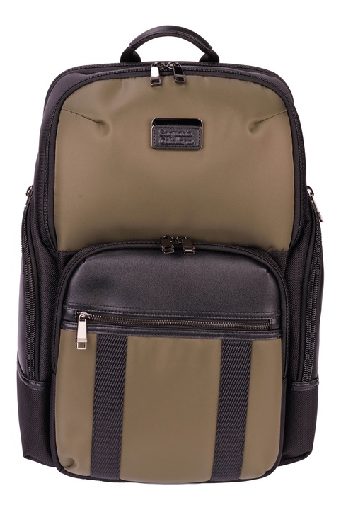 Rucsac laptop sagrada catalana model ardena negru, verde, Sagrada Catalana