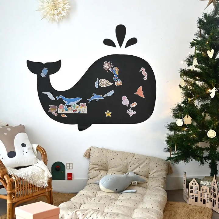 Ferflex® Repozicionálható Mágneses Tábla - Bálna Modell (60x90 cm)