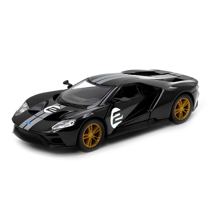 Kinsmart Ford GT Heritage Edition fém modellautó, 1:36 méretarány, piros, 162x77x72mm