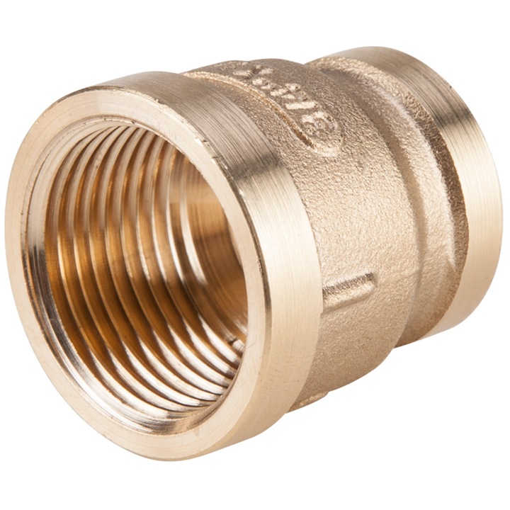 Редуцираща муфа месинг 3/4”x1/2'' Ж-Ж