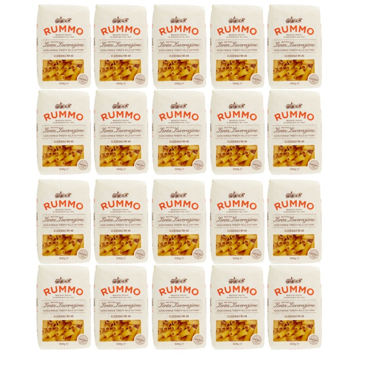 Paste, Rummo, Elicoidali 49, set 20 bucati, 500 g