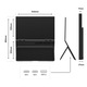 Ecran Portabil Dual IPS LED JAPANNEXT 23.8" JN-DMD-IPS238F-C4, Full HD 1920 x 1080, HDMI, USB-C, Boxe, 100 Hz, 14 ms negru