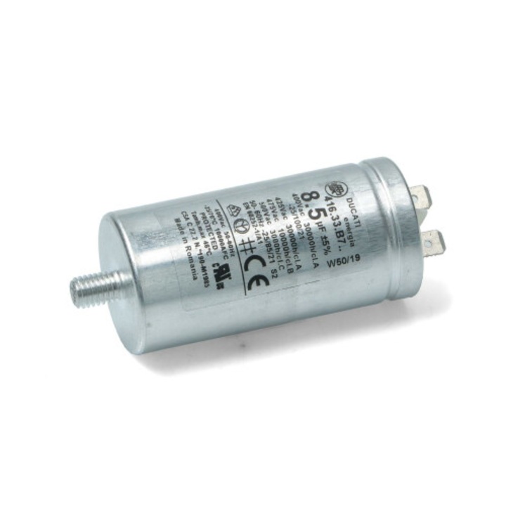 Motorkondensator 8 µF / 400 V Ausf. A