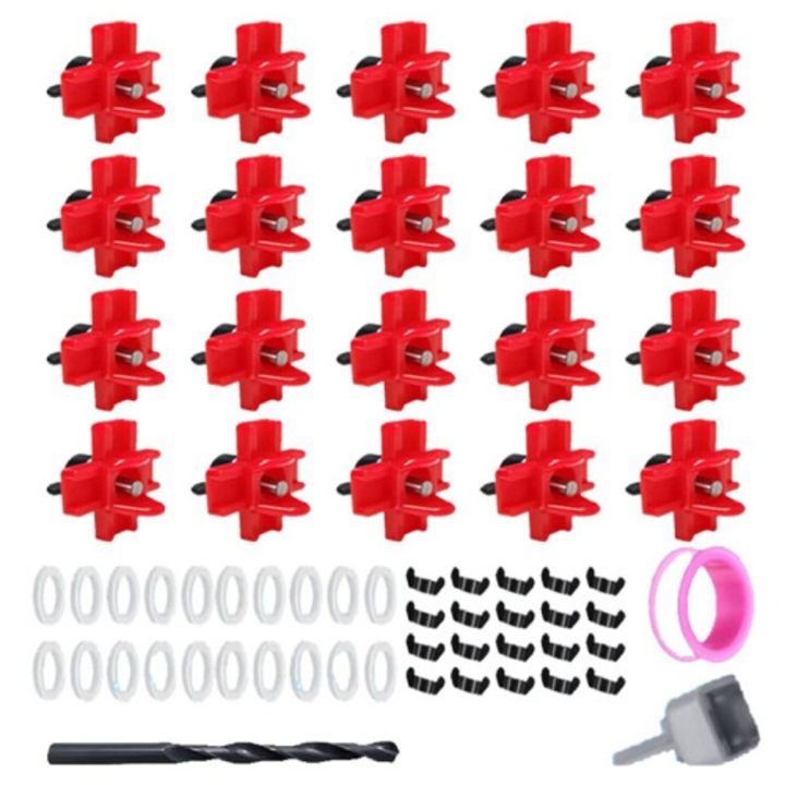 Set 20 adapatoare orizontale pui pasari automate