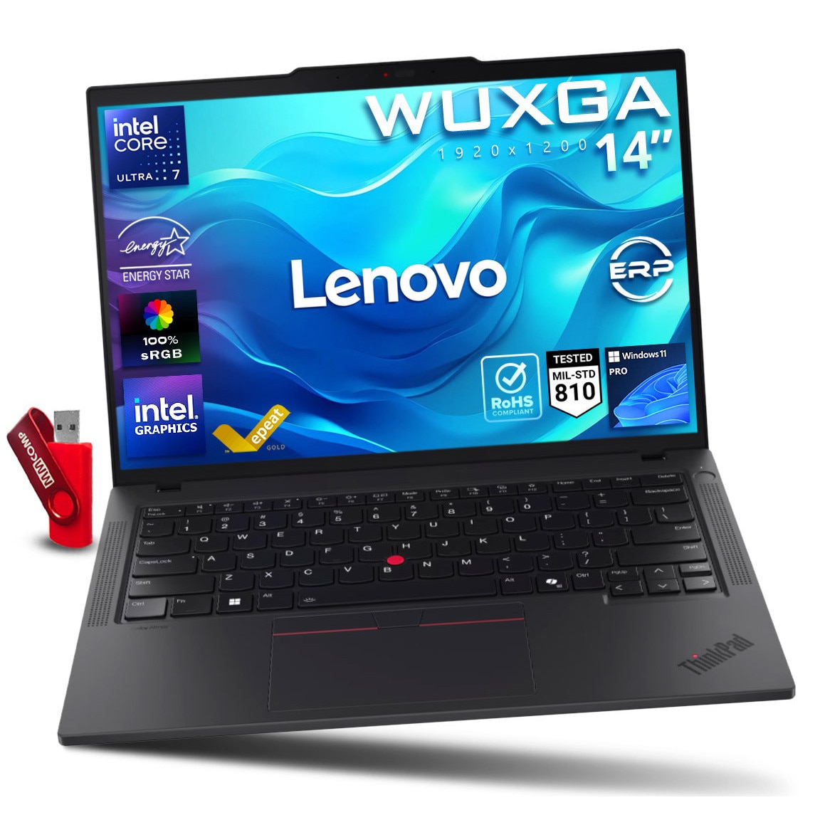 Laptop Lenovo ThinkPad P15v Gen1, Intel Core i7-10750H, 15.6