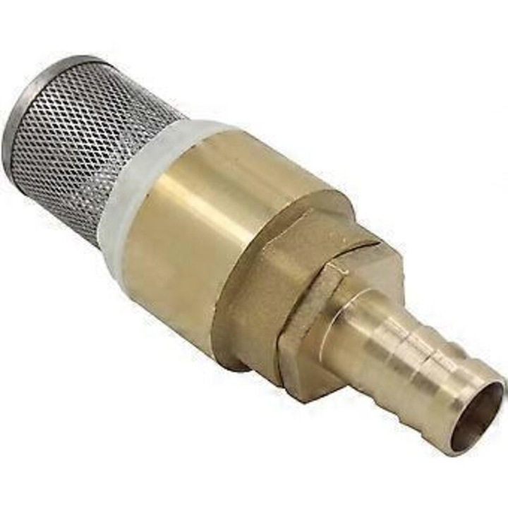 Supapa sens cu filtru, alama, auriu, 1 inch 19 mm