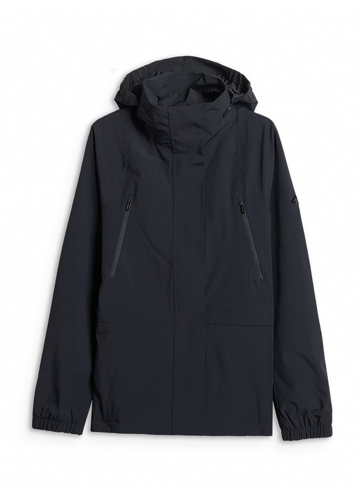 Geaca de tranzitie, 4F, membrana 5000, poliamida/elastan, neagra