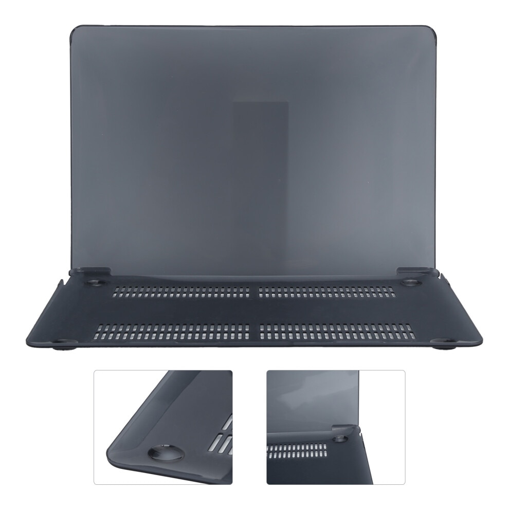 Husa laptop 13 inch, rezistenta la socuri, impermeabila, cu picioare pliabile, negru
