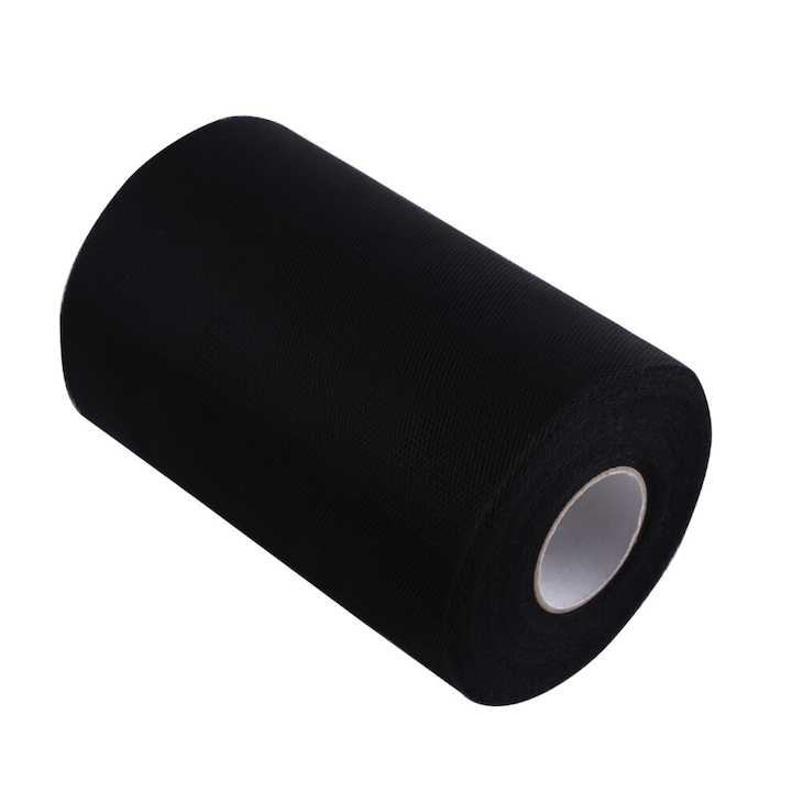 Material textil plasa transparenta 15cm x 91m multicolor