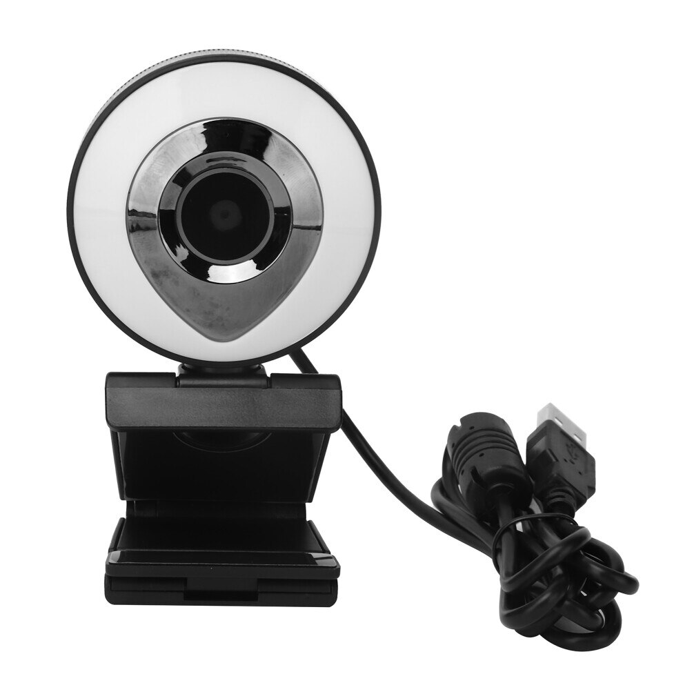 Camera web streaming autofocus corectie lumina Full HD iluminare ...