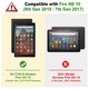 Husa tableta stand piele PU pliabila negru pentru Fire HD 10 7th 9th generatii 2017 2019