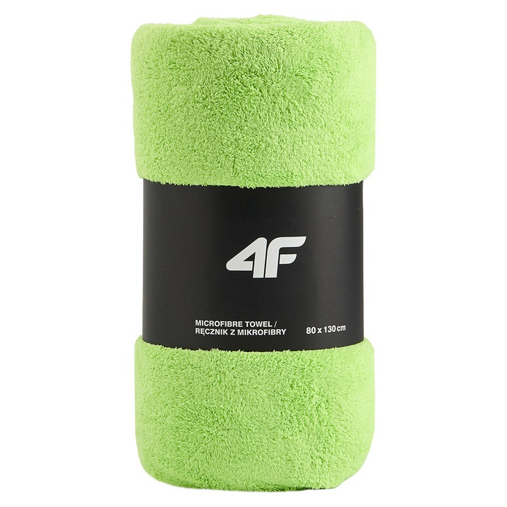 Prosop sportiv 4F microfibra verde 80x130cm