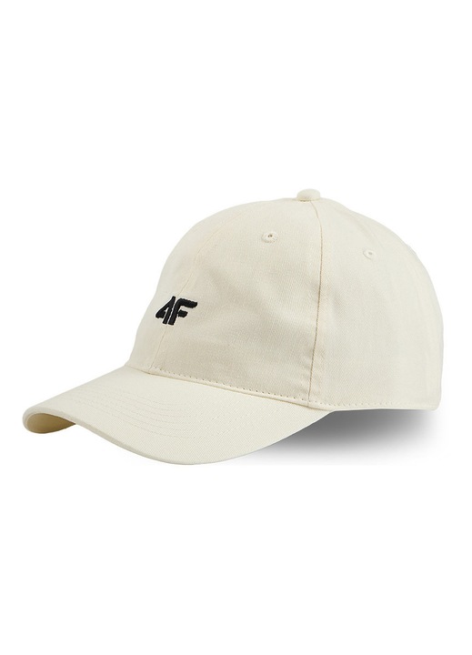 Sapca cu cozoroc 4F strapback unisex alb XS/S 56cm