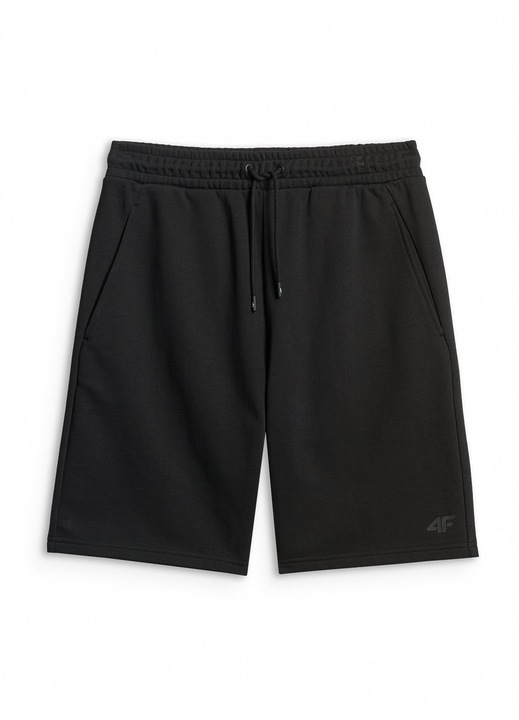 Pantaloni scurti sport 4F, croiala regular, talie ajustabila, 2 buzunare, negru, M INTL