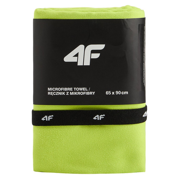 Prosop sportiv 4F microfibra verde 65x90cm