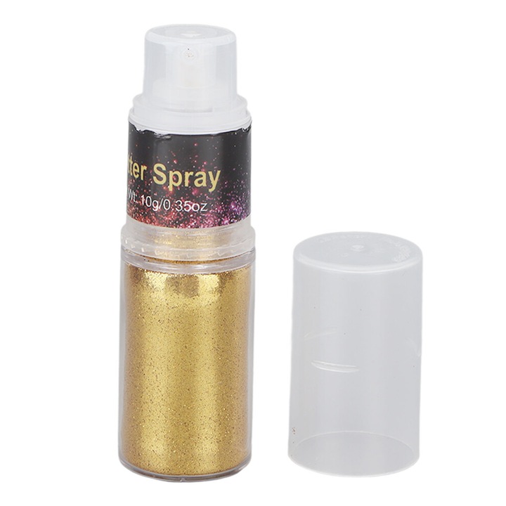 Arany Csillám Spray, Finom Por, Nem mérgező, 50ml