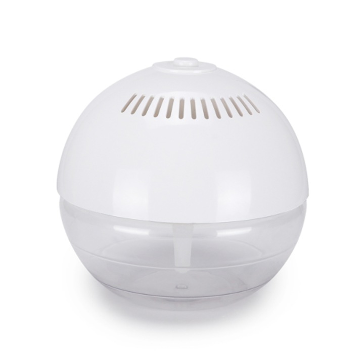 Umidificator aer 10W LED schimbare culoare 18x17.5cm transparent