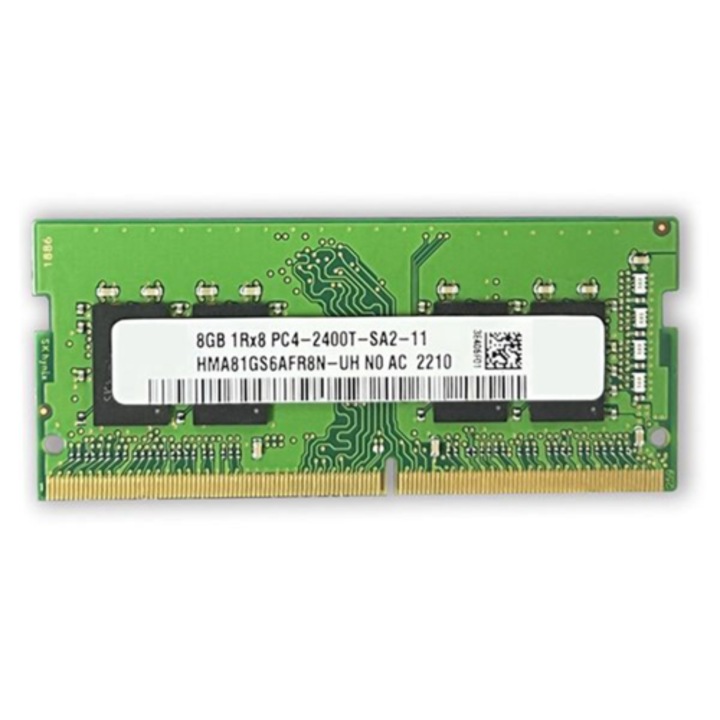 Memorie laptop 8GB DDR4 2400MHz SODIMM 260 pini verde