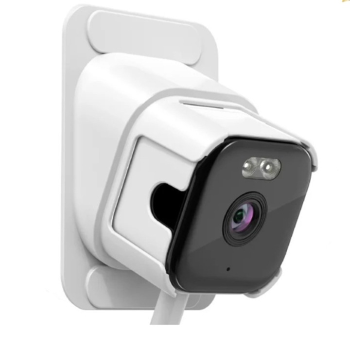 3MP 2K ablakra szerelhető megfigyelő kamera, biztonsági kamera, emberi észleléssel, színes éjjellátóval, kétsávos Wi-Fi-vel, intelligens, fehér, 1 db