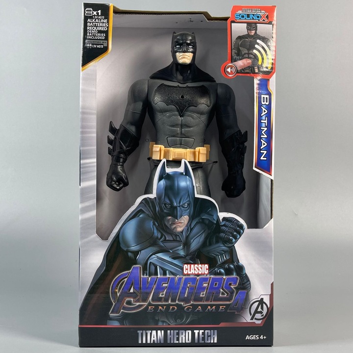Bosszúállók Batman figura 30cm hanggal és fénnyel