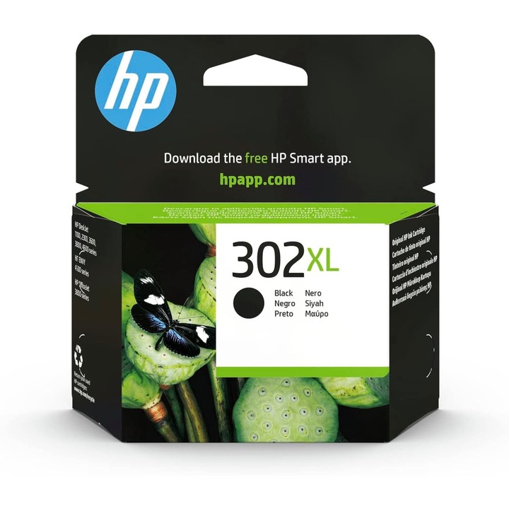 Cartus cerneala HP 302XL 304XL negru 430 pagini