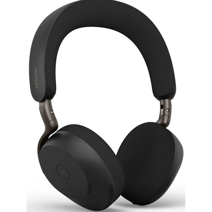Casti wireless Jabra Evolve3 75 UC, USB-C, negru, 30m, stereo