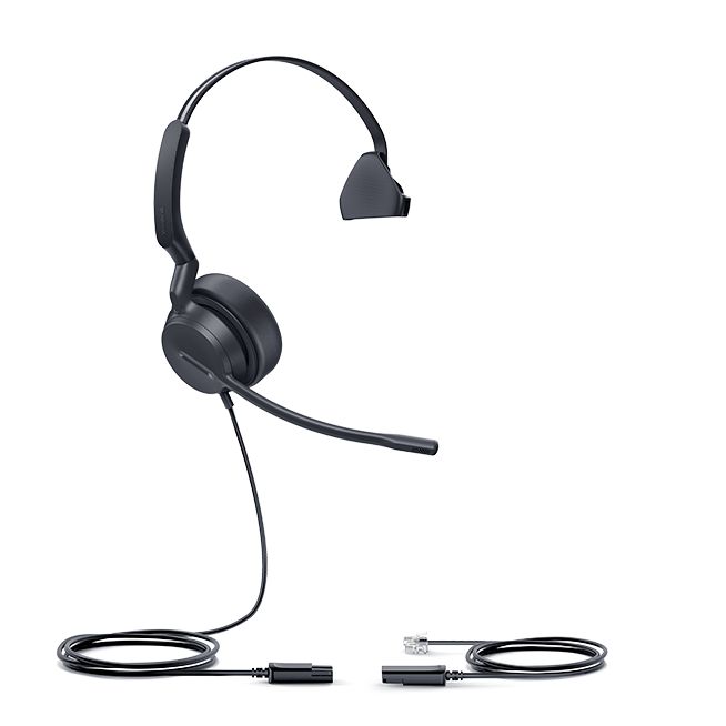 Casti cu fir Yealink YHS36 E2 mono negru