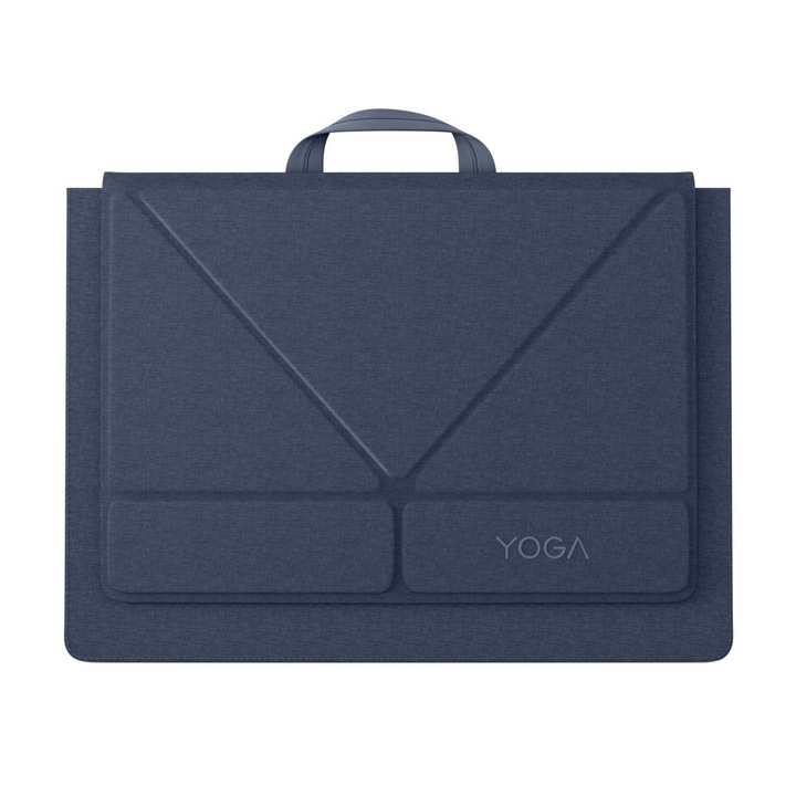 Geanta laptop Lenovo Yoga Tote 14", albastru cosmic, 34.5x25x2.5cm, poliester