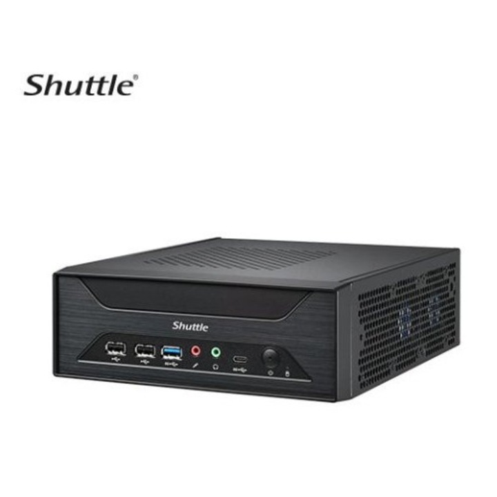 Mini PC Shuttle XH810, Intel H810, 96GB, negru, 250x200x76mm