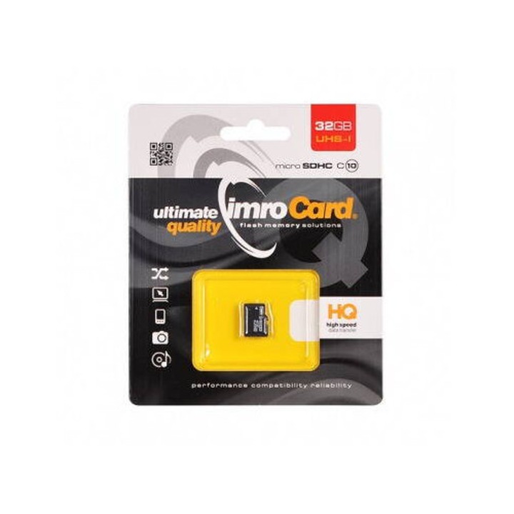 Card IMRO microSDHC 32Gb Clasa 10 / UHS-1 U1