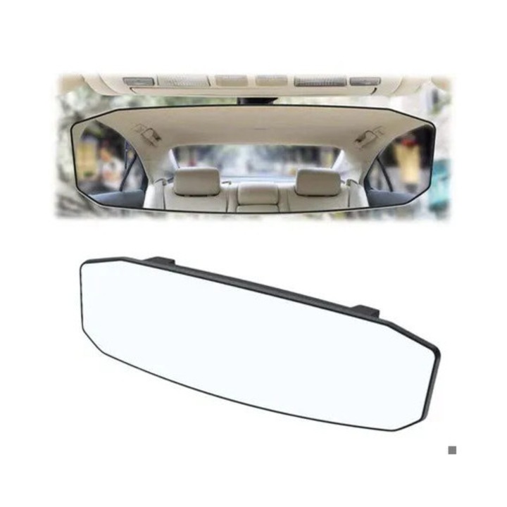 Oglinda auto panoramica, unghi larg reglabil 360 grade, anti-orbire, oglinda pentru copil