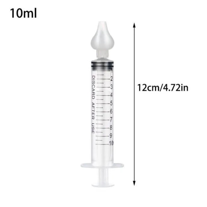 Aspirator nazal bebelusi set 4 piese silicon alb 10ML